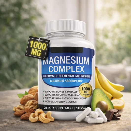 Magnesium Complex 8 Essential Magnesium Supplement 1000mg